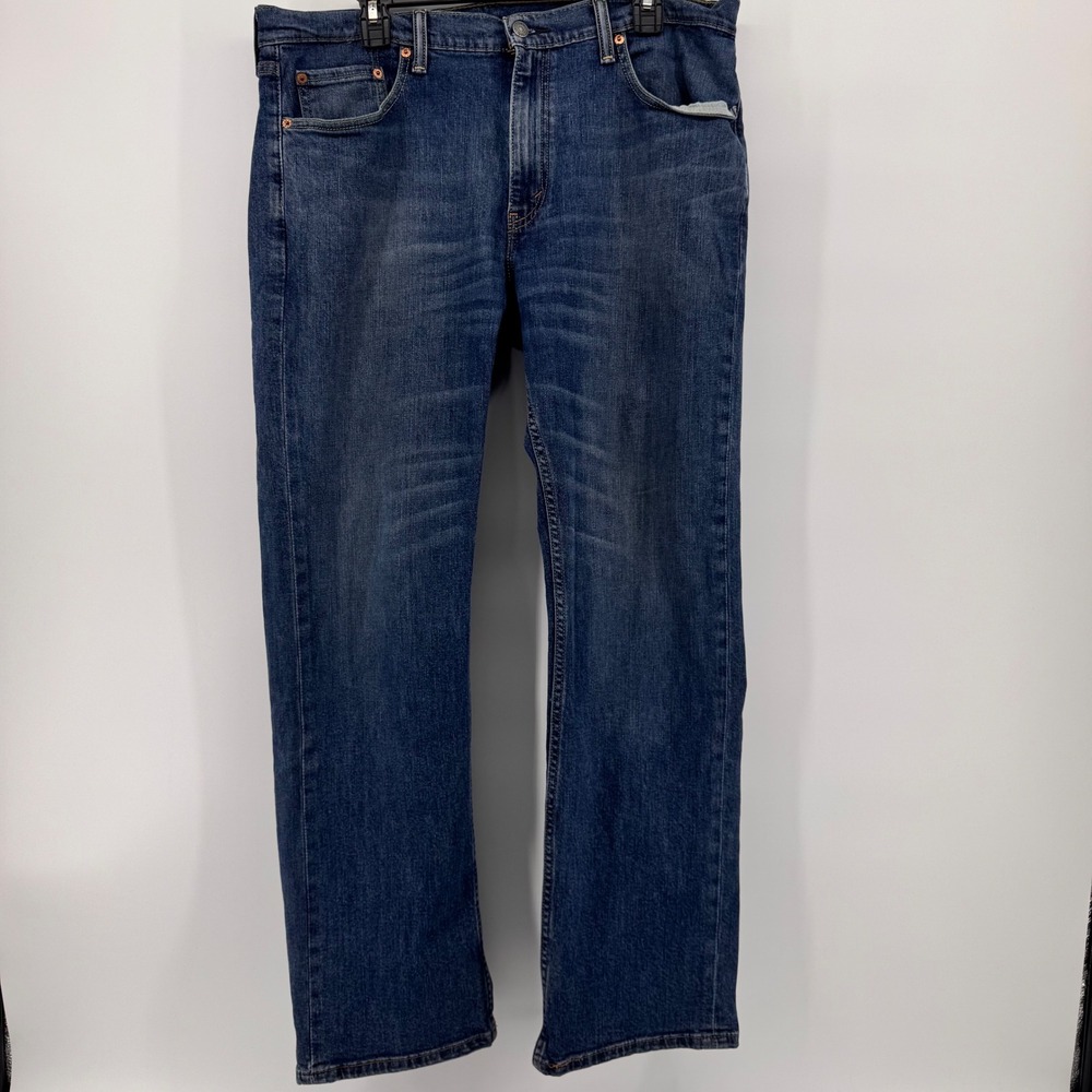 Levi's 559 Relaxed Straight‎ Leg Jeans Mens W36 L32 Medium Wash Denim